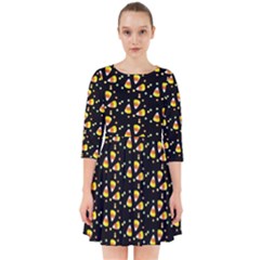 Abstract Pattern Smock Dress