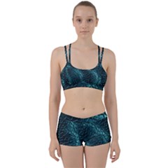 Texture Glass Network Glass Blue Perfect Fit Gym Set