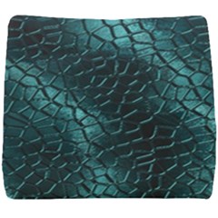 Texture Glass Network Glass Blue Seat Cushion