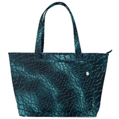 Texture Glass Network Glass Blue Back Pocket Shoulder Bag 