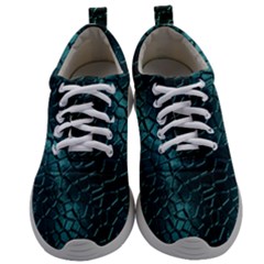 Texture Glass Network Glass Blue Mens Athletic Shoes