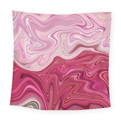 Liquid Marble Trending Abstract Paint Square Tapestry (large)