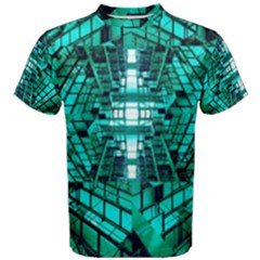 Texture Building Structure Pattern Men s Cotton Tee