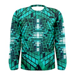 Texture Building Structure Pattern Men s Long Sleeve Tee