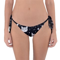 Gothic cat Reversible Bikini Bottom