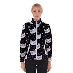 Gothic cat Winter Jacket