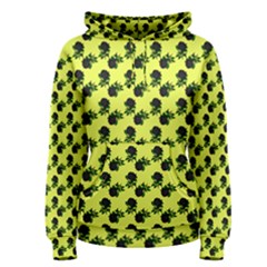 Black Rose Yellow Women s Pullover Hoodie by snowwhitegirl