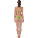 Black Rose Yellow Perfectly Cut Out Bikini Set View2