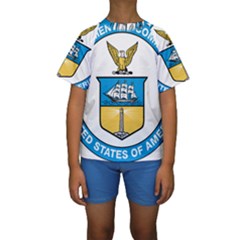 Seal Of United States Department Of Commerce Kids  Short Sleeve Swimwear by abbeyz71