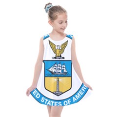 Seal Of United States Department Of Commerce Kids  Summer Dress by abbeyz71