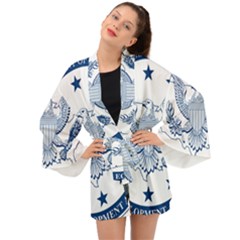 Seal Of Economic Development Administration Long Sleeve Kimono by abbeyz71