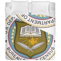 Seal Of United States Census Bureau Duvet Cover Double Side (california King Size)