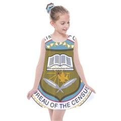 Seal Of United States Census Bureau Kids  Summer Dress by abbeyz71