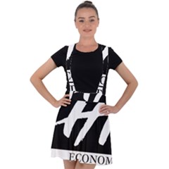 Logo Of Economics And Statistics Administration Velvet Suspender Skater Skirt by abbeyz71