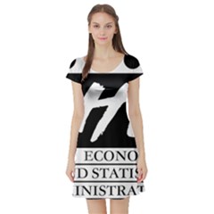 Logo Of Economics And Statistics Administration Short Sleeve Skater Dress by abbeyz71