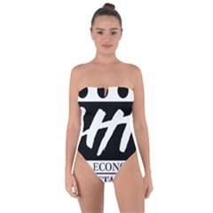 Logo Of Economics And Statistics Administration Tie Back One Piece Swimsuit by abbeyz71