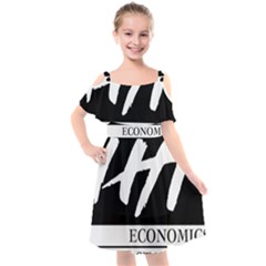 Logo Of Economics And Statistics Administration Kids  Cut Out Shoulders Chiffon Dress by abbeyz71