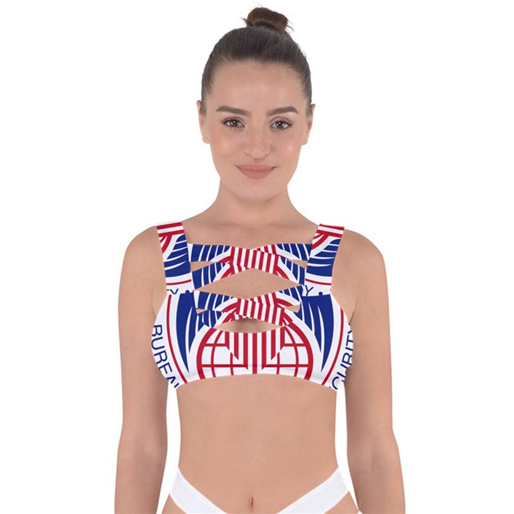 Seal of United States Department of Commerce Bureau of Industry & Security Bandaged Up Bikini Top