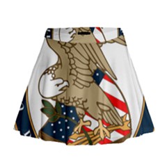 Seal Of United States Patent And Trademark Office Mini Flare Skirt by abbeyz71