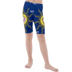 Flag Of Conch Republic Kids  Mid Length Swim Shorts by abbeyz71