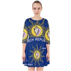 Flag Of Conch Republic Smock Dress by abbeyz71