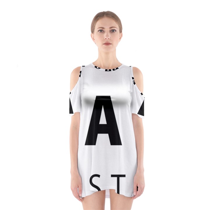 Logo of United States International Trade Administration  Shoulder Cutout One Piece Dress