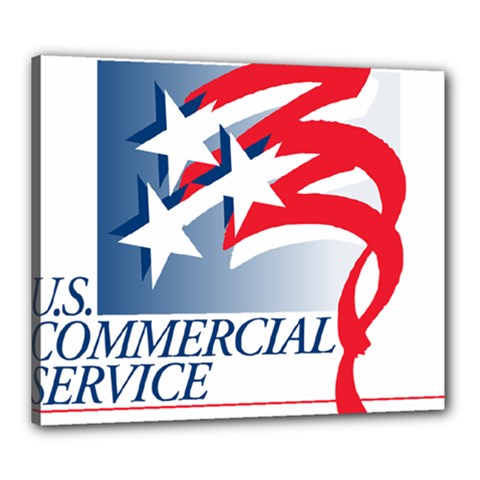 Logo Of United States Commercial Service  Canvas 24  X 20  (stretched) by abbeyz71
