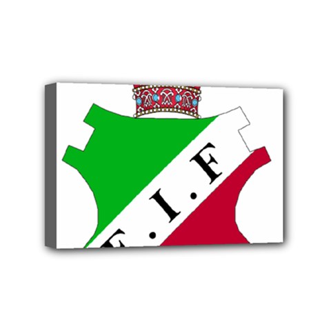 Pre 1979 Logo Of Iran Football Federation Mini Canvas 6  X 4  (stretched) by abbeyz71