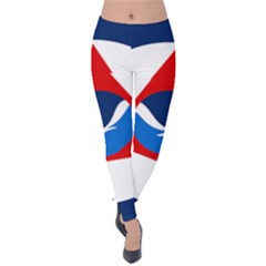 Flag Of National Oceanic And Atmospheric Administration Velvet Leggings by abbeyz71