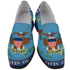 Seal Of United States Department Of Defense Women s Chunky Heel Loafers by abbeyz71