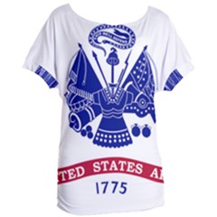 Flag Of United States Department Of Army  Women s Oversized Tee by abbeyz71