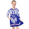 Field Flag of United States Department of Army Kids  Quarter Sleeve Shirt Dress View1