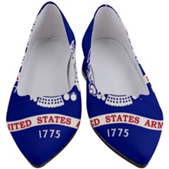 Field Flag Of United States Department Of Army Women s Block Heels  by abbeyz71