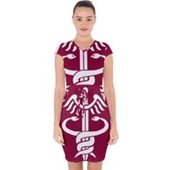 United States Army Medical Command Insignia Capsleeve Drawstring Dress  by abbeyz71