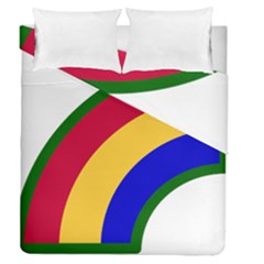 United States Army 42nd Infantry Division Shoulder Sleeve Insignia Duvet Cover Double Side (queen Size) by abbeyz71