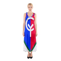 United States Army 38th Infantry Division Shoulder Sleeve Insignia Sleeveless Maxi Dress by abbeyz71