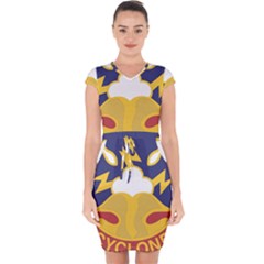 United States Army 38th Infantry Division Distinctive Unit Insignia Capsleeve Drawstring Dress  by abbeyz71