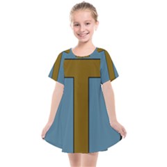 United States Army 36th Infantry Division Shoulder Sleeve Insignia Kids  Smock Dress by abbeyz71