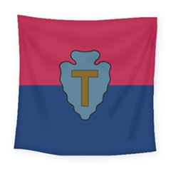 Flag Of United States Army 36th Infantry Division Square Tapestry (large)