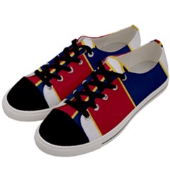 Coat Of Arms Of Texas Army National Guard Men s Low Top Canvas Sneakers by abbeyz71