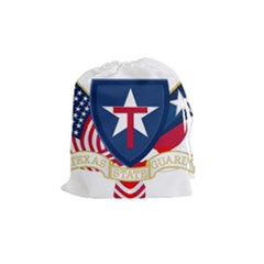 Logo of Texas State Guard Drawstring Pouch (Medium)