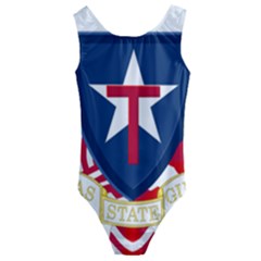 Logo Of Texas State Guard Kids  Cut-out Back One Piece Swimsuit by abbeyz71