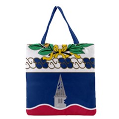 Coat Of Arms Of United States Army 142nd Infantry Regiment Grocery Tote Bag by abbeyz71