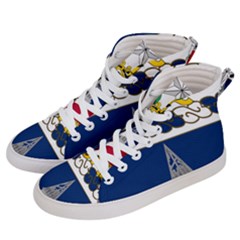 Coat Of Arms Of United States Army 142nd Infantry Regiment Women s Hi-top Skate Sneakers by abbeyz71