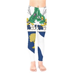 Coat Of Arms Of United States Army 143rd Infantry Regiment Kids  Leggings by abbeyz71