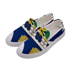 Coat Of Arms Of United States Army 143rd Infantry Regiment Women s Canvas Slip Ons by abbeyz71