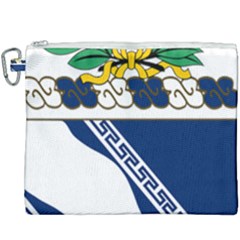 Coat Of Arms Of United States Army 144th Infantry Regiment Canvas Cosmetic Bag (xxxl) by abbeyz71