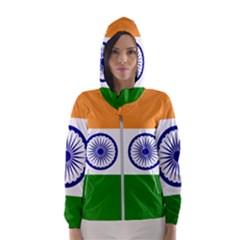 Flag Of India Women s Hooded Windbreaker by abbeyz71