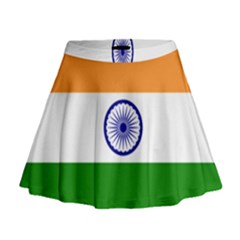 Flag Of India Mini Flare Skirt by abbeyz71