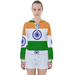 Flag Of India Women s Tie Up Sweat by abbeyz71